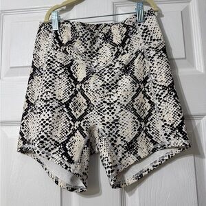 Balance Athletica Snake Print Bike Shorts